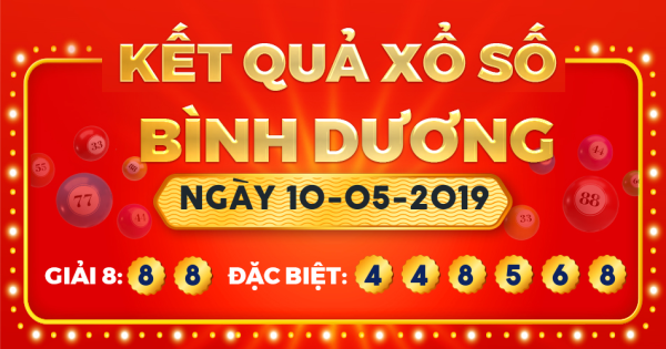 Xổ số Bình Dương ngày 10 tháng 5