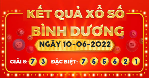 Xổ số Bình Dương ngày 10 tháng 6