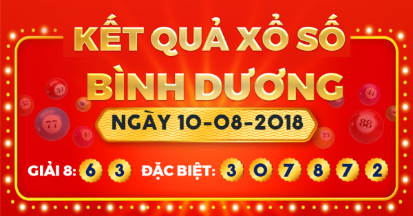 Xổ số Bình Dương ngày 10 tháng 8