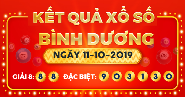 Xổ số Bình Dương ngày 11 tháng 10