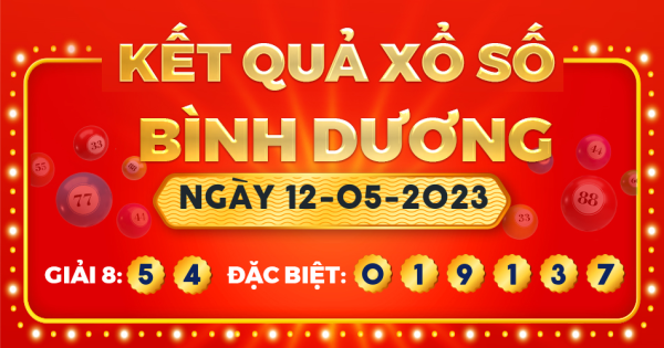 Xổ số Bình Dương ngày 12 tháng 5