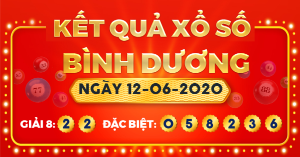 Xổ số Bình Dương ngày 12 tháng 6