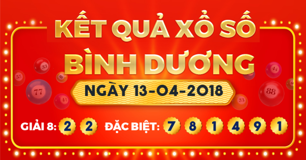 Xổ số Bình Dương ngày 13 tháng 4