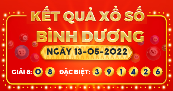 Xổ số Bình Dương ngày 13 tháng 5