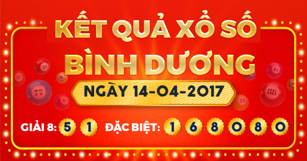 Xổ số Bình Dương ngày 14 tháng 4