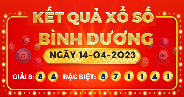 Xổ số Bình Dương ngày 14 tháng 4