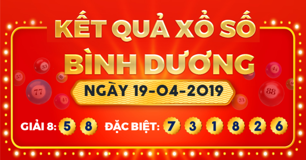 Xổ số Bình Dương ngày 19 tháng 4