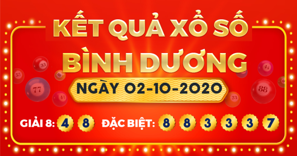 Xổ số Bình Dương ngày 2 tháng 10