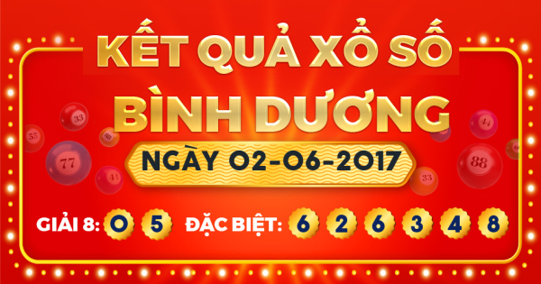 Xổ số Bình Dương ngày 2 tháng 6