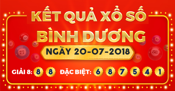 Xổ số Bình Dương ngày 20 tháng 7