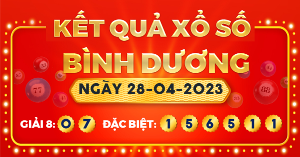 Xổ số Bình Dương ngày 28 tháng 4