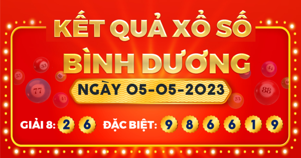 Xổ số Bình Dương ngày 5 tháng 5