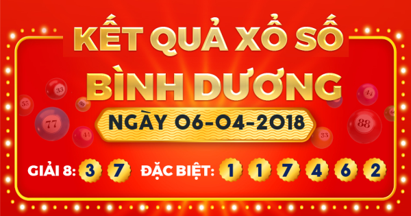 Xổ số Bình Dương ngày 6 tháng 4